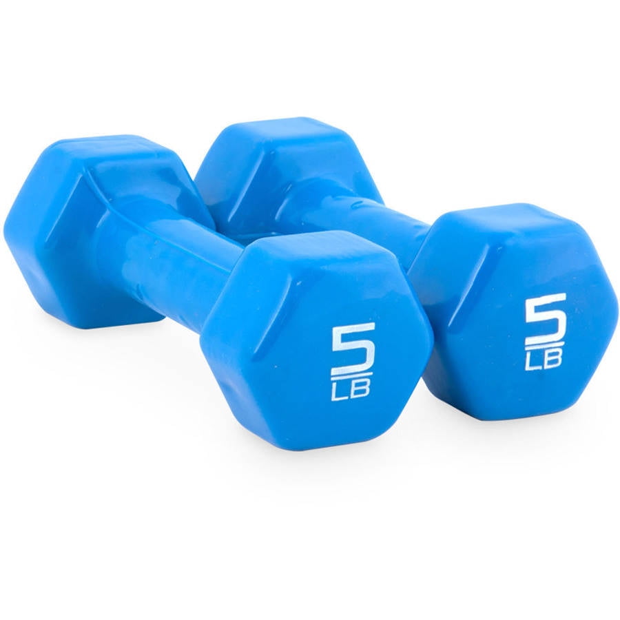 Tone Fitness Vinyl Dumbbells, Pair