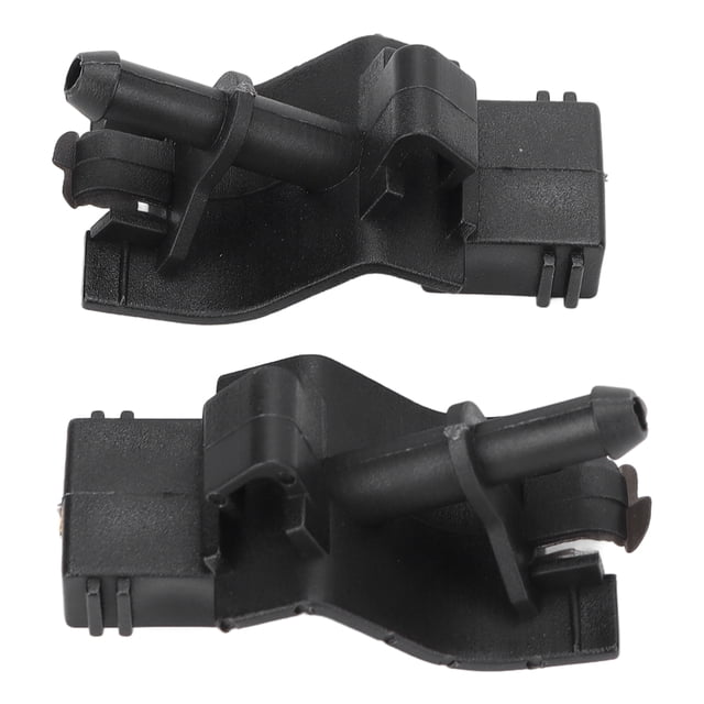 Washer 2pcs Front Washer Nozzle 85381-30110 ABS Black High Strength for Auto Repairing