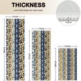 thumbnail image 4 of Blue Pioneer Flower Striped Pattern Kitchen Rugs Sets Of 3,Kitchen Runner Rugs Non Skid Washable,Decorative Kitchen Floor Mats for Kitchen,Sink,Laundry,17"x30"+ 17"x47" + 17"x59", 4 of 6