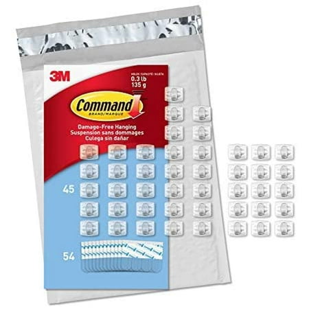 clips command strips packaging clear mini easy open light