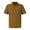 Brown, variant on Breeze Capri Polo Shirt for Men Beer Belly Wearbreeze Short Sleeve Collared Textured Casual Golf Shirt