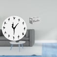 thumbnail image 2 of Reloj de pared de bailarina, reloj de pared, decoración colgante, organizador de escritorio, soporte para control remoto, soporte de madera para contr, 2 of 8