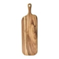 thumbnail image 2 of Tabla de cortar de madera, bandeja para servir, bloque de carnicero multifuncional para el hogar con asa 41 cm x 12 cm x 15 cm, 2 of 9