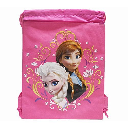 pink drawstring backpack