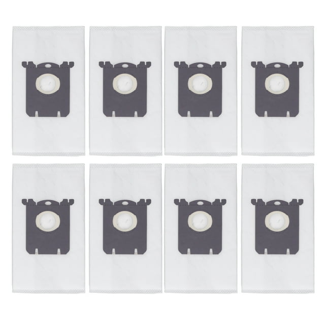 Replaceable Vacuum Dust Bag, Vacuum Cleaner Dust Bag 8Pcs Perfect Fit Non Woven Fabric Dust Collection Imoroved Cleaning Efficiency For Home For FC8204