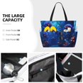thumbnail image 3 of Fotbe Deep Sea Glowing Fishes Bolsa de Viaje para Playa - Resistente al Agua, Bolsa Tote de Gran Capacidad y Ligera con 7 Bolsillos para Mujeres y Hombres, 3 of 7