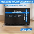 thumbnail image 2 of REJODA-14 Inch 16:9 Laptop Privacy Screen Filter, Computer Monitor Privacy Shield and Anti Glare Blue Light Filter, Removable 14" Privacy Screen and Scratch Resistant, 2 of 4