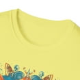 thumbnail image 3 of Woman Butterfly Unisex Soft T-Shirt Boho Hippie Chic Festival Inspired 1, 3 of 3