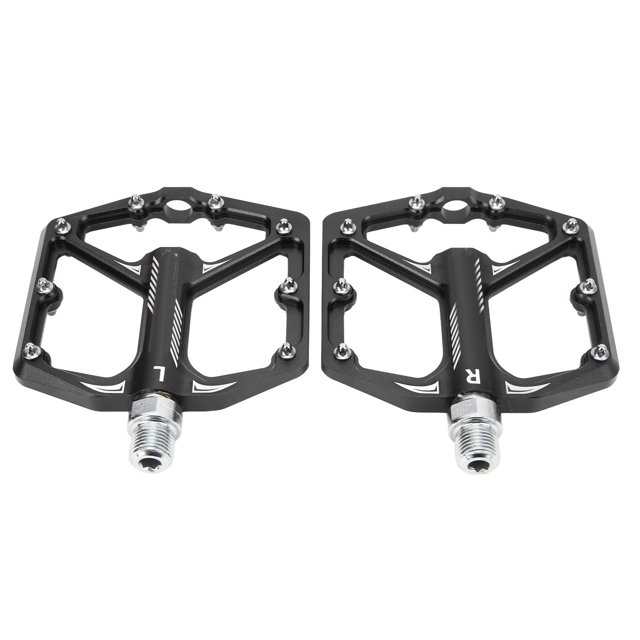 Bike Foot Pedal, CNC Aluminum Alloy Bike Pedal For Fitness Exercises For Road Riding Black