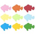 thumbnail image 1 of Unique Bargains Fish Cutouts Paper Fishes, Colorful Fish Cutout for Classroom Decoration, 72 Pack, 1 of 8