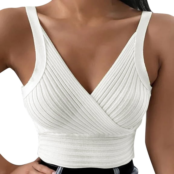 Sngxgn Camisole for Women, Airy Soft Comfy Tank Tops Cami Undershirt(White,One Size)