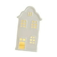 thumbnail image 4 of Christmas Village House Sculpture Collectible Desktop Figurine Ceramic Material Holiday Table Centerpiece, 4 of 8