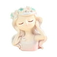 thumbnail image 3 of Fairy Head Plant Bot Girl Planter Decoración de arte creativo de arte multifunción, 3 of 8