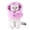 Pink, variant on BESTSKY Dog Cone,Soft Edge Care Dog Cone Collar,Waterproof Material Lightweight Design Soft Dog Cone,M