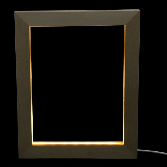 Dsseng Photo Frames Tabletop Picture Frames 3d Photo Frame with Light Rechargable Photo Frame Picture Frames Decorative