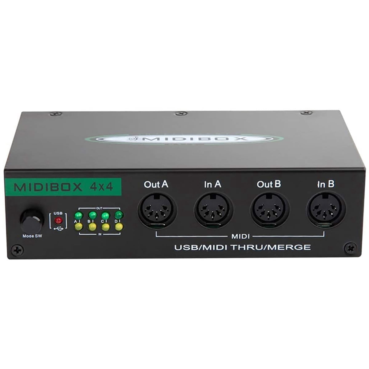 MIDI Box Musical Instruments USB MIDI Interface Thru Box 64 MIDI Channels