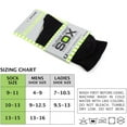 thumbnail image 5 of Sugar Free Sox 24303 Womens Crew Diabetic Socks, White - Pack of 3, 5 of 5