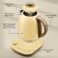 thumbnail image 2 of BUYDEEM K740 Electric Kettle with Temperature Control, 12H Keep Warm, Quick Boil, Stainless Steel Hot Water Boiler for Tea Coffee Milk, 1.7L, Mellow Yellow, 2 of 6