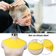 thumbnail image 1 of Haircut Shawl Soft Multifunctional Neck Cape Silicone Neck Shield for Home Hair Coloring (Yellow), 1 of 10