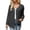 Black, variant on Edvintorg Knit Cardigans for Women V Neck Long Sleeve Loose Casual Button Down Cardigan Women's Clothes Gray S-2XL