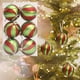 thumbnail image 1 of Lisbinx - Juego de 12 bolas navideñas de plástico mate pintadas de 6 cm y 12 unidades, 1 of 7