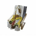 thumbnail image 4 of Beach Soft Flannel Fleece Throw Blanket, Image of Young Man in Hammock and Message in a Bottle at Beach Design, Cozy Plush for Indoor and Outdoor Use, 60" x 80", White Green Yellow, by Ambesonne, 4 of 6