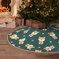 thumbnail image 5 of Sikiie Cute Shiba Nativity Christmas Tree Skirt, Jesus Christian Winter Holiday Tree Mat Decoration(30-48IN)36", 5 of 6