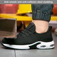 thumbnail image 6 of Safety Shoes Men's Lightweight Work Shoes Steel Toe Cap Sporty Sneakers Non-Slip Cushioning, 6 of 7