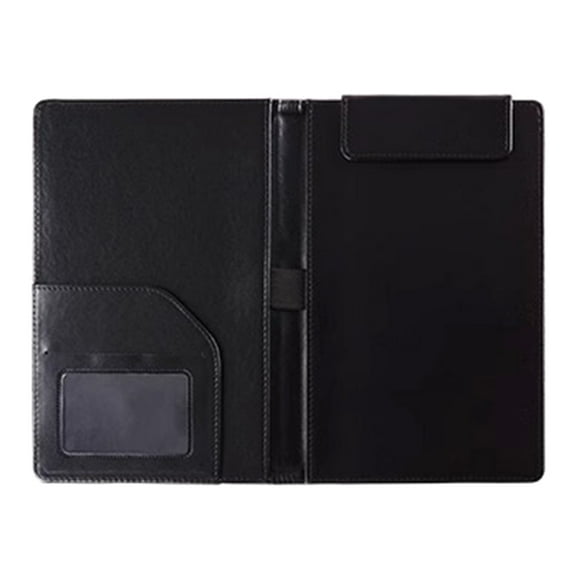 A 5 Bills Clipboard PU Leather Clipboard Memo Clipboard Portable Writing Pad Small File Folders