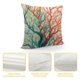 thumbnail image 4 of PIKWEEK  Stony Corals Throw Pillow Cover Watercolor Cute Sea Aquatic Colored Life Pillow Case Square Cushion Decorative for Couch Bed Home, 4 of 5