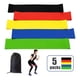 thumbnail image 1 of Kit elástico con bandas elásticas para ejercicio y resistencia, 5 unidades, 1 of 5