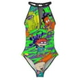 thumbnail image 3 of Rugrats One-Piece Swimwear Sexy Mesh Monokini Swimsuit with Detachable Padding Bathing Suit Swimdress S, 3 of 7