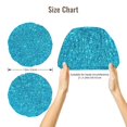 thumbnail image 5 of Kdxio Blue Glitter Pattern Satin Bonnet Silk Bonnet Hair Bonnet for Sleeping Hair Bonnets for Women Curly Natural Hair, 5 of 6