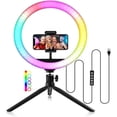 thumbnail image 1 of Aro luz LED IDEA NUOVA 26 CM con soporte sujetador, 1 of 6