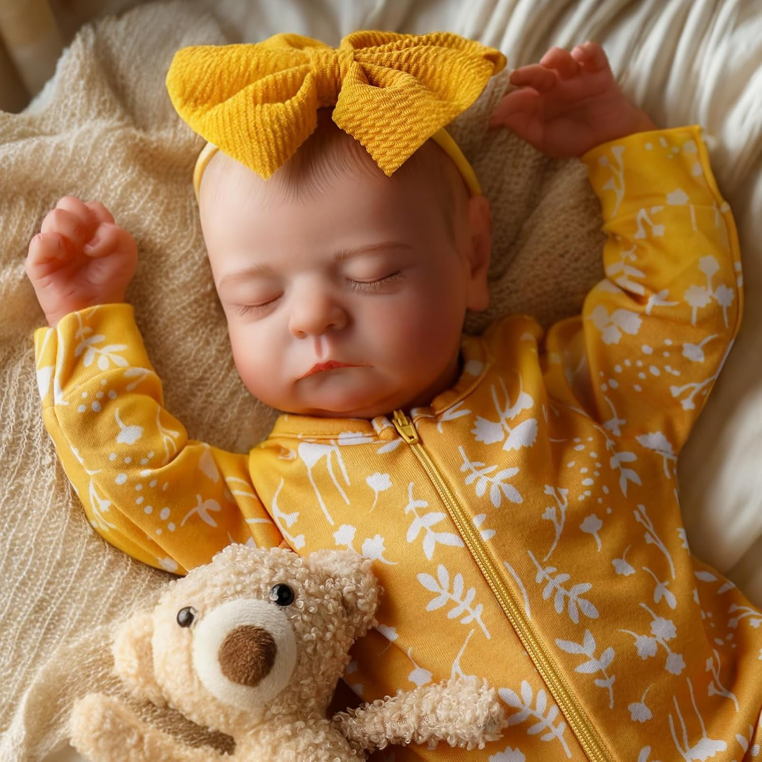 BABESIDE 20-Inch Soft Cloth Body lifelike Baby Doll Boy Dolls with Accessories Gifts for Kids 3+