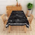 thumbnail image 6 of Nanqianyi 52x70 Inch Halloween Skeleton Tablecloth,Waterproof Stain Resistant Polyester Table Cover Decor, 6 of 6