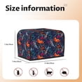 thumbnail image 5 of Fotbe Tropical Flower for Two Slice Toaster Cover, Fingerprint Protector, Super Soft Appliance Cover And Dust Cover,Bread Dust Cover & Fingerprint Protection, 5 of 7