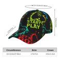 thumbnail image 3 of Yiaed Play Game Start Print Cap Adjustable Size for Running Workouts and Outdoor Activities All Seasons, 3 of 7