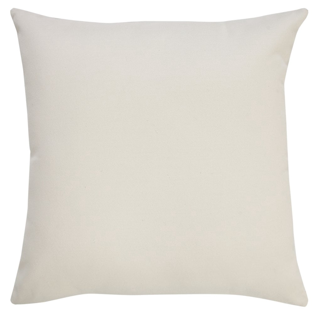 LR Home Ox Bay Hand-Woven Yellow/White Stripe Recycled P.E.T Yarn Pillow Cover