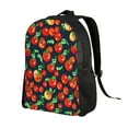 thumbnail image 2 of Fuzoiu Tomatoes Print Laptop Backpack,Work Business Backpacks, Large Capacity Nurse Bag College Bookbag for School, Waterproof Casual Daypack for Travel, 2 of 8