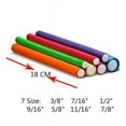 thumbnail image 5 of ZOUYUE Hair Roller Curling Rods 42pcs Flexible Soft Foam Curler Set No Heat Magic Curly Styling Tool for Short Medium and Long (7"), 5 of 7