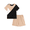 Khaki, variant on Arshiner Toddler Boy Summer Clothes Outfits Kids Colorblock Short Sleeve T-shirt Shorts Set