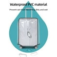 thumbnail image 2 of 18-30inch Clear Suitcase Cover Protector Transparent Travel Luggage Protector PVC Protective Suitcase Cover for Wheeled Suitcase 22inch, 2 of 6