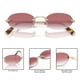 thumbnail image 5 of Gafas de Sol Retro TYA Ovaladas Pequeñas Sin Montura UV400 para Mujer y Hombre, 5 of 9