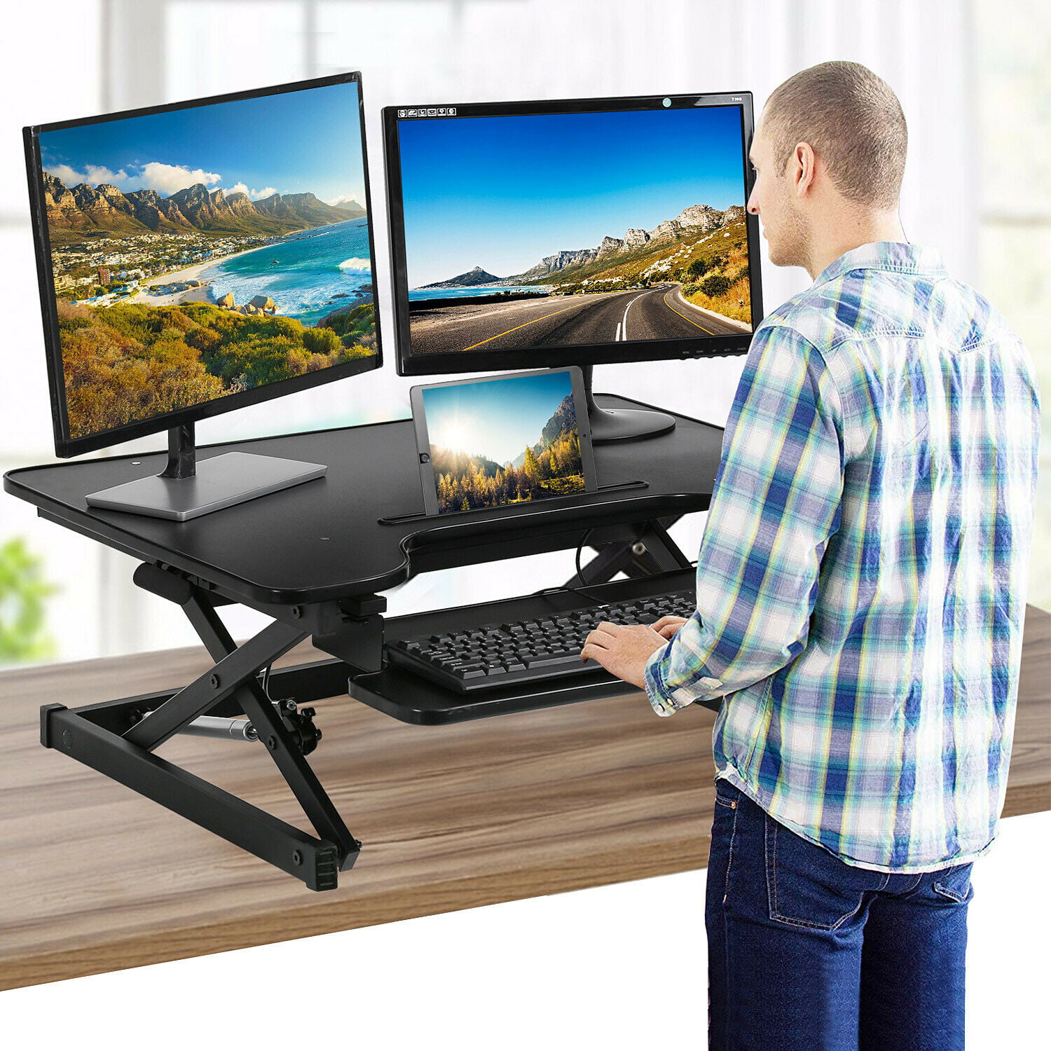 Standing Desk Stand Up Desk Adjustable Desk 32 inches Home Office