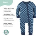thumbnail image 2 of The Peanutshell Sharks Baby Pajamas, Footless Baby Sleepers, Navy-Teal-Blue, 18-24 Months, 2-Pack, 2 of 5