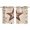 Reddish Brown Light Beige Light Brown, variant on Texas Star Western Kitchen Curtains Short 45 Inch Length, Stars Country Retro Grommet Top Bedroom Living Room Curtains, Light Filtering Cafe Curtain Drapes 2 Panels Set 84''x45''