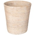 thumbnail image 6 of Kouboo Loma Round Rattan Paper Waste Basket, Bathroom, Basket for Dry Or Organic Waste, Basket Garbage, Container Bin, Honey Brown, 6 of 23