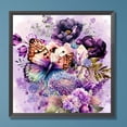 thumbnail image 1 of Cuadros Decorativos 5D bricolaje ronda completa taladro diamante pintura mariposa Kit decoración del hogar (K409) Wdftyju  embutido en tela, 1 of 6