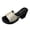 Beige, variant on HomeDM Chunky Platform Sandals for Women Slip on Round Open Toe Block Heel Summer Sandals, Black Size 6